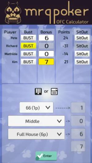 Open Face Chinese Calculator screenshot 3