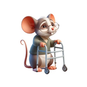 Old Mouse Stickers