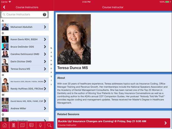 VDA EVENTS iPad screenshot 5 - Reference app