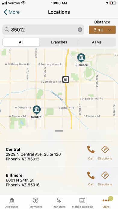 NB|AZ Mobile Banking Screenshot