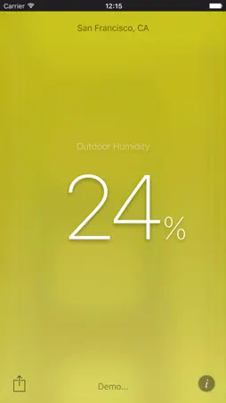 Humidity App screenshot 2
