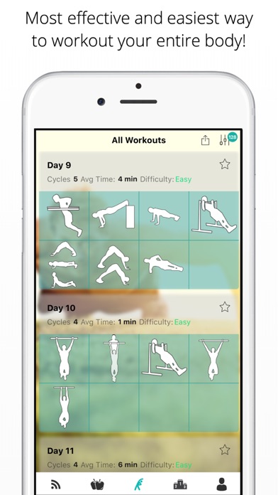 Screenshot #1 pour Calisthenics Challenge Trainer