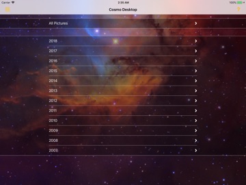 Cosmo Desktop iPad screenshot