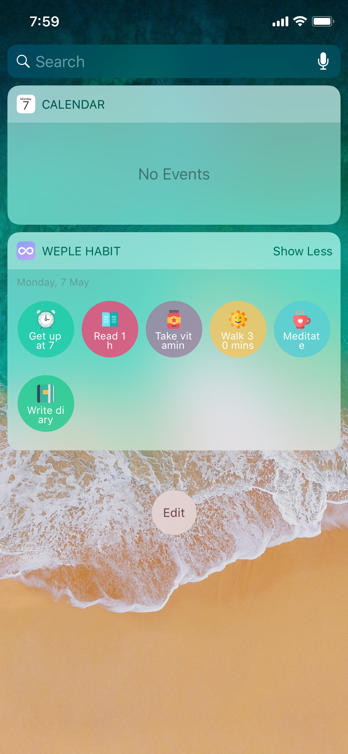 Weple Habit - Daily Routine