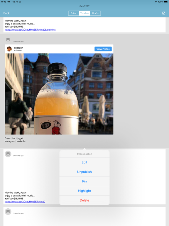 Screenshot #6 pour Live Blog Reporter