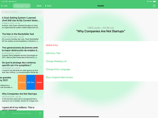 Text to Speech - Speaky Screenshots