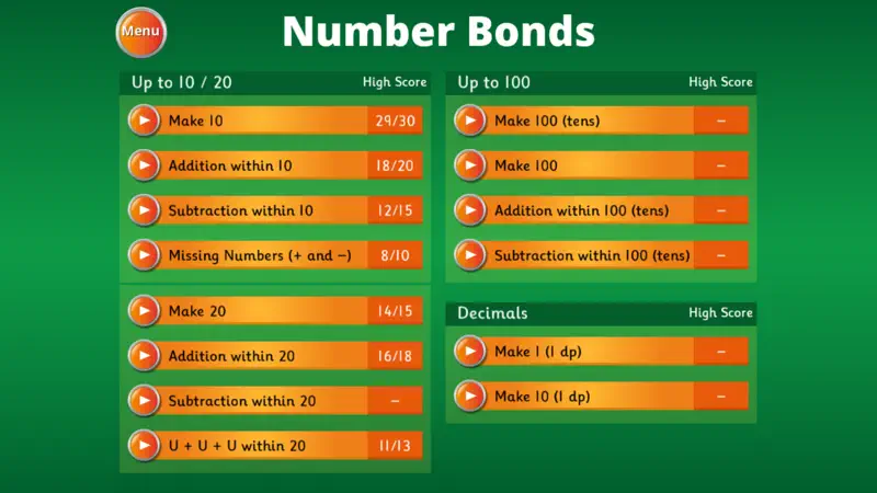 Hit the Button Maths screenshot 2 of 6