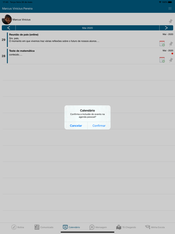 Colégio Objetivo Pouso Alegre iPad screenshot