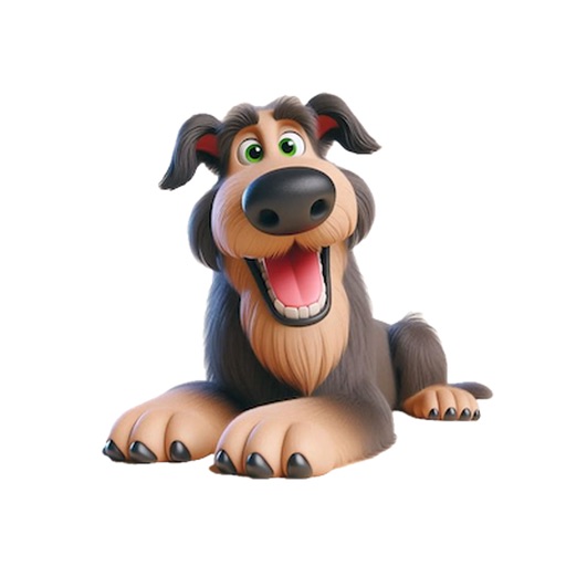 Happy Irish Wolfhound Stickers icon
