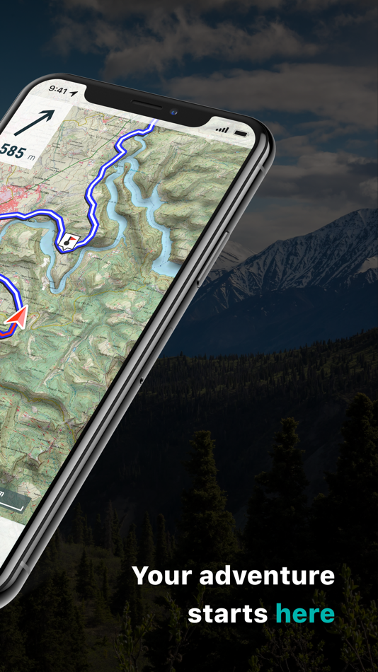 #2. TwoNav 6: Routes and Maps (iOS) 由: CompeGPS