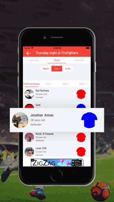 Futnet iPhone screenshot 6 - Sports app