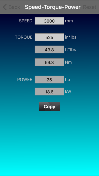 Hydraulic-Calculator iPhone screenshot 4 - Productivity app
