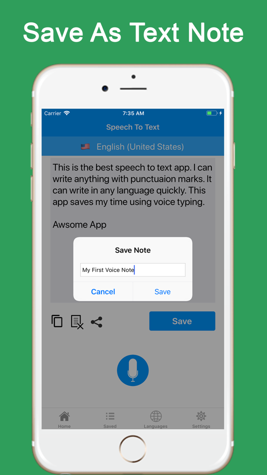 #5. Speech to Text - Voice Notes (iOS) Podle: Muhammad Islam