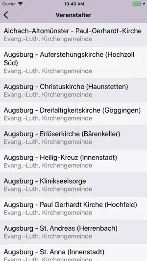 Evangelische Termine screenshot 4
