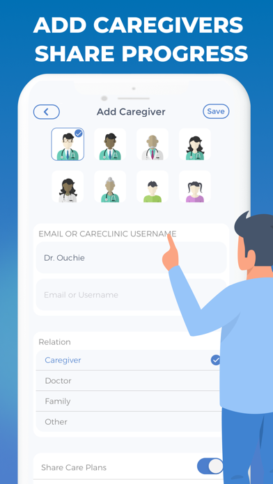 Tracker, Reminder - CareClinic Screenshot