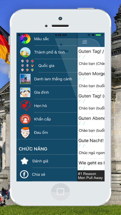Câu Giao Tiếp Tiếng Đức Screenshot