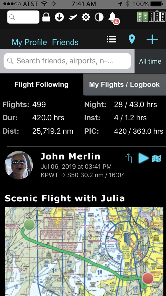 #5. FlyQ+ EFB (iOS) 由: Seattle Avionics, Inc.