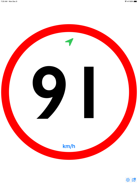 Screenshot #4 pour Speedlimit 88 GPS Speedometer