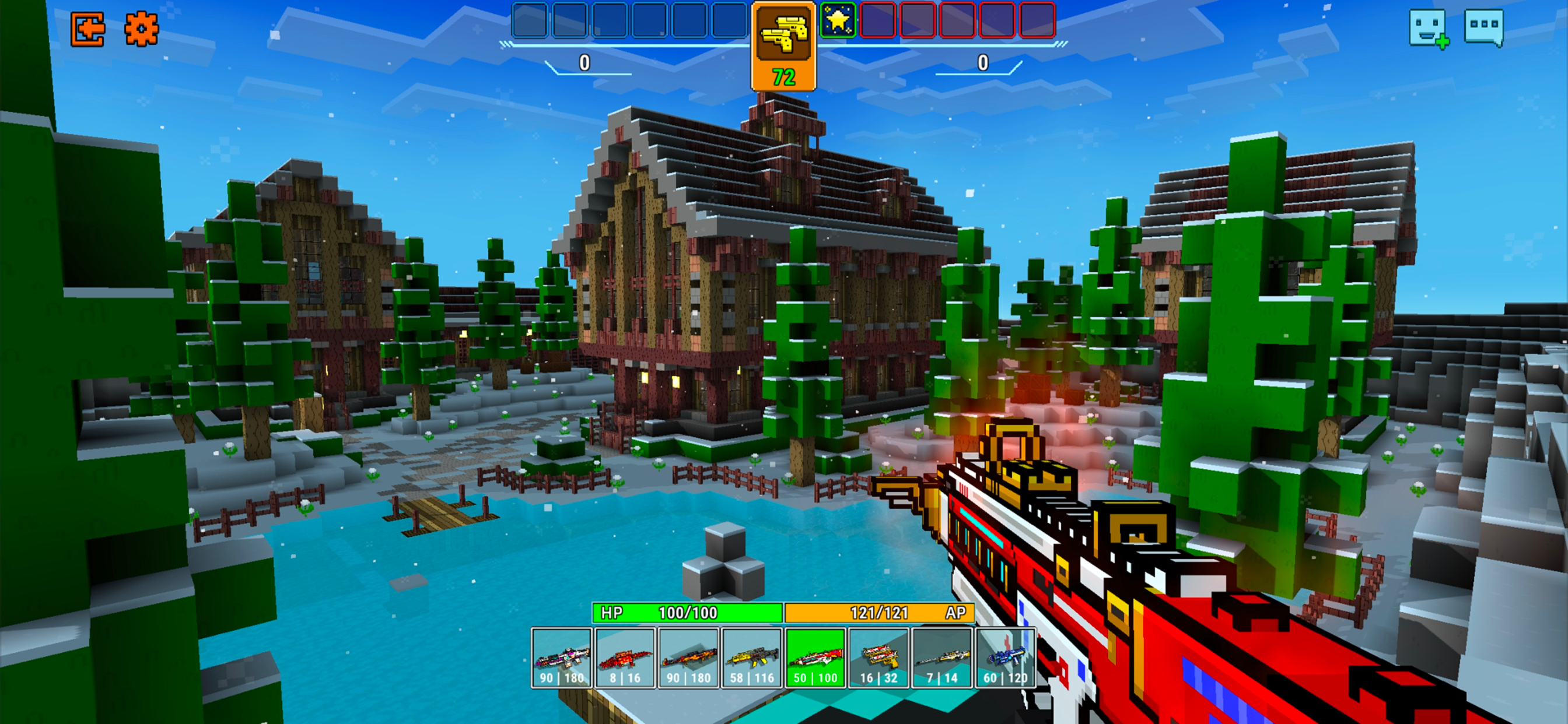 Cops N Robbers:Pixel Craft Gun