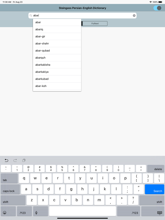 Screenshot #4 pour DDSA Steingass Dictionary