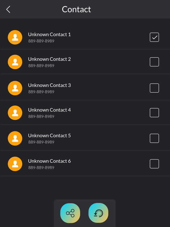 Screenshot #6 pour Contact backup & Restore Data