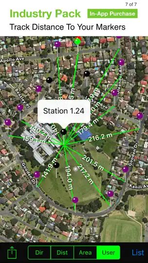 Screenshot von Solocator - GPS Field Camera auf dem iPhone 10