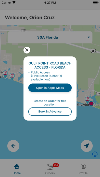 Screenshot 2 of Beach Runners App
