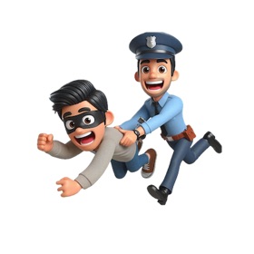 Cops and Robbers Stickers