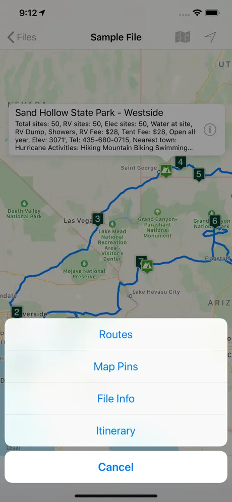 Road Trip Planner Viewer