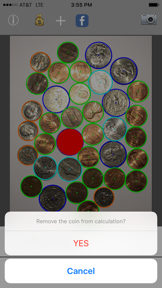 Photo Coin Counter (Photocoin) screenshot