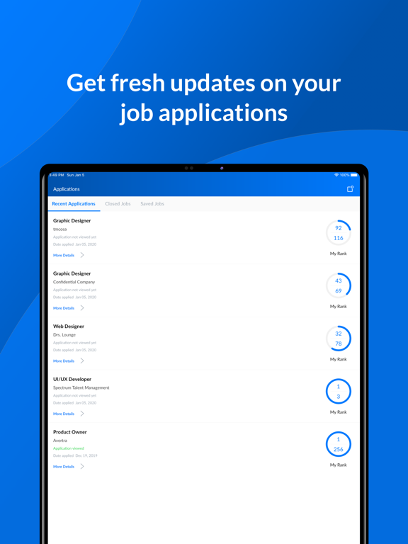 Bayt.com Jobs - Job Search App iPad screenshot 4 - Business app