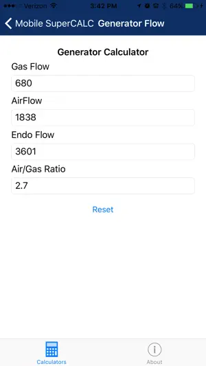 SuperCALC screenshot 1