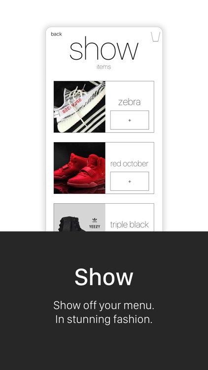 Menu Exp: Maker + Creator