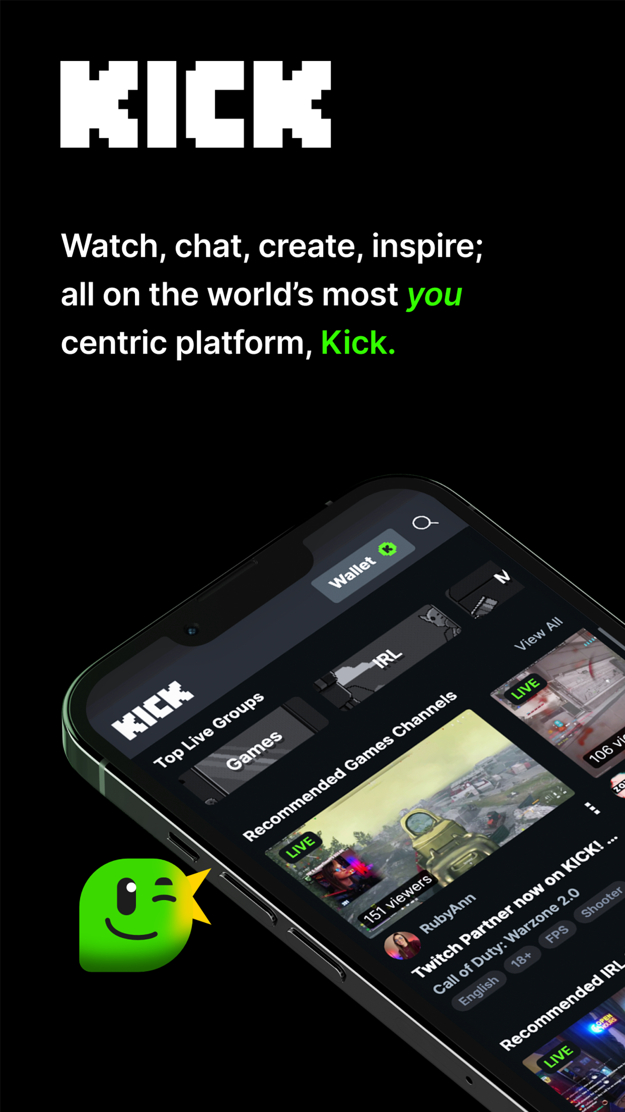Kick - Live Streaming screenshot 1