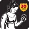 Female Fitness Workout at Home routine exercises helps you to burn belly fat, tone butt, slim legs, trim waistline and get in shape