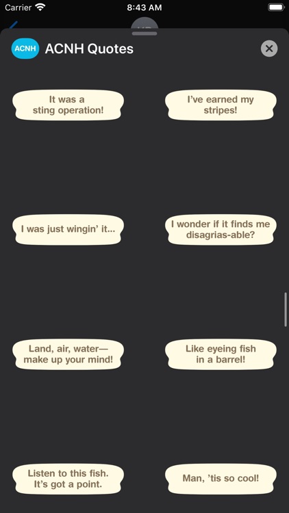 ACNH Quotes screenshot-6