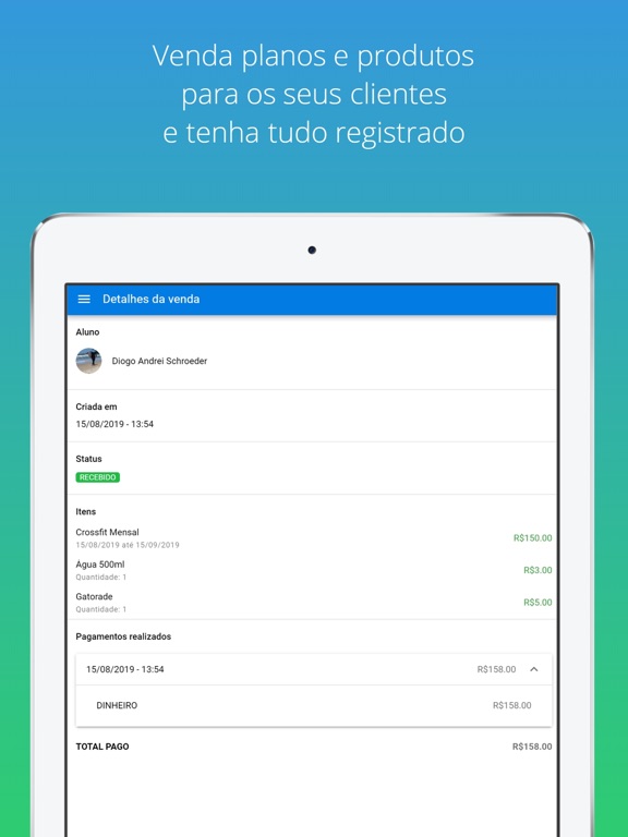 Screenshot #6 pour Só Treino - Gestão