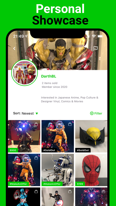 YOLOly: Buy & Sell Collectible Screenshot