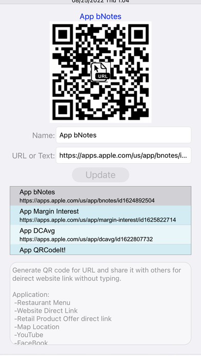 QRCode Simplified Screenshot