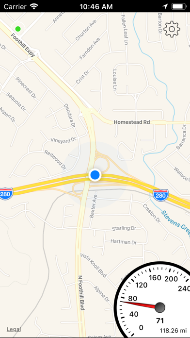 Screenshot #2 pour Speedometer Speed Box App