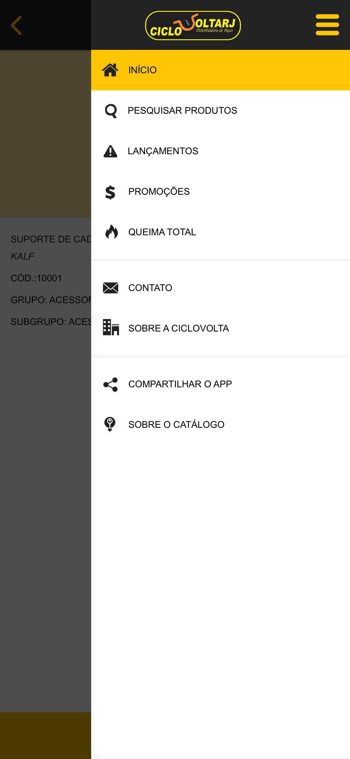 Ciclovolta - Catálogo screenshot 5