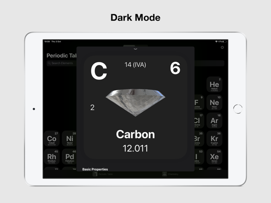 Periodic Table Chemistry 2026 iPad screenshot