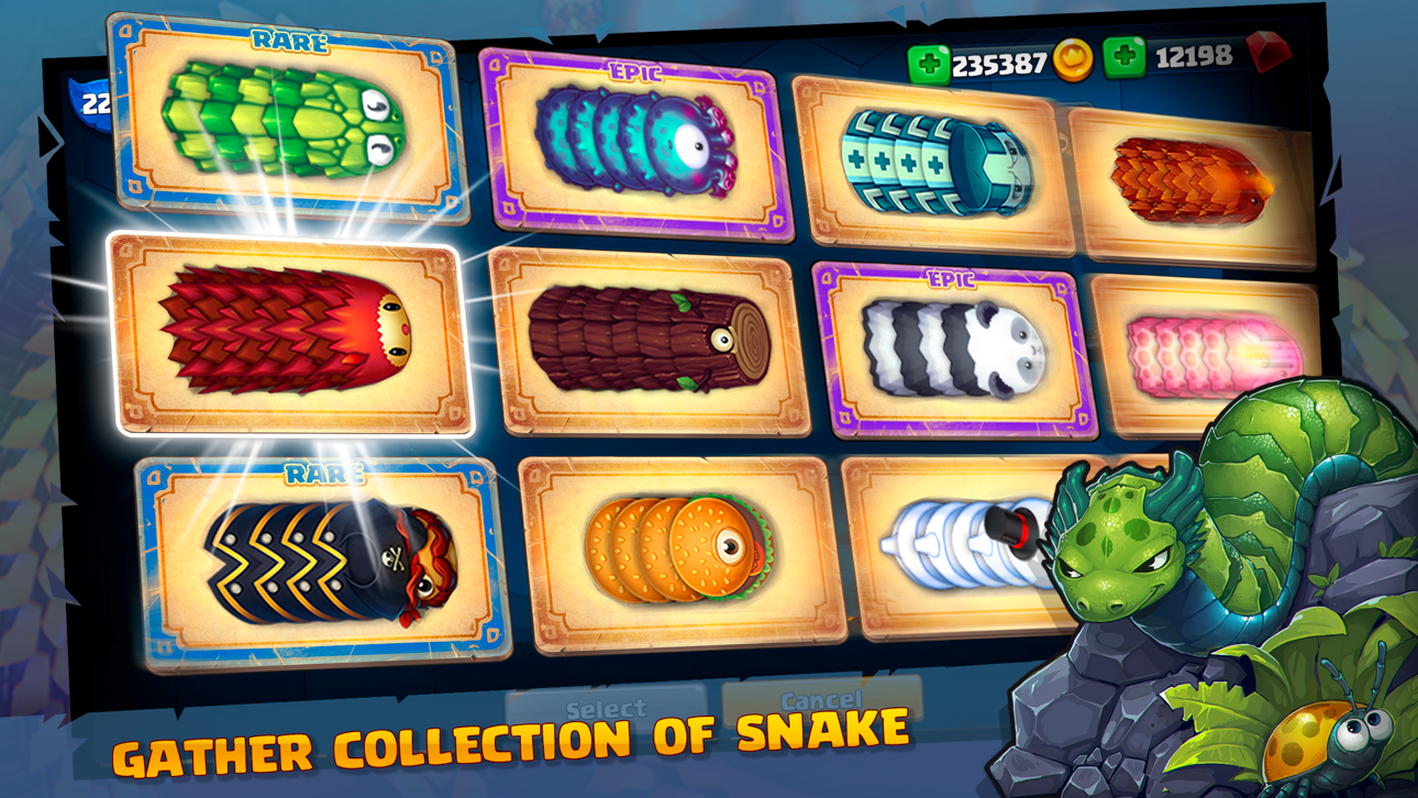 Little Big Snake: Fun .io Game iOS Mod IPA screenshot 2 - iOS game interface