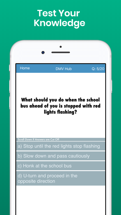 DMV Driving Permit Test Prep iPhone screenshot