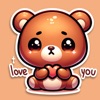 Benny the Bear, Cute Stickers icon