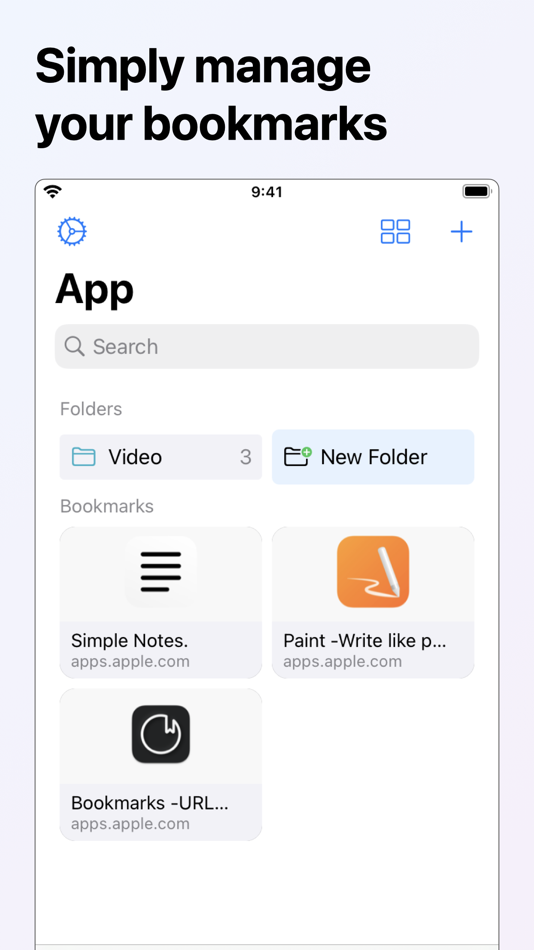 #1. Bookmarks - URL Manager (macOS) 由: Yuto Iwakami