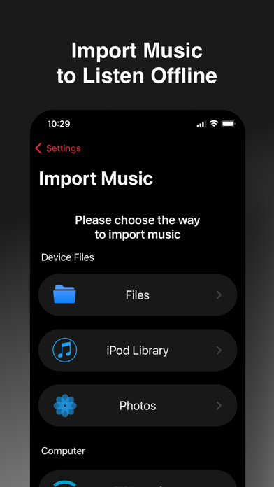 PoseMusic-Offline Music Player Screenshot