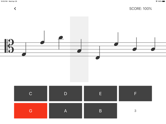 LASIDO: learn to read music iPad screenshot 4 - Music app