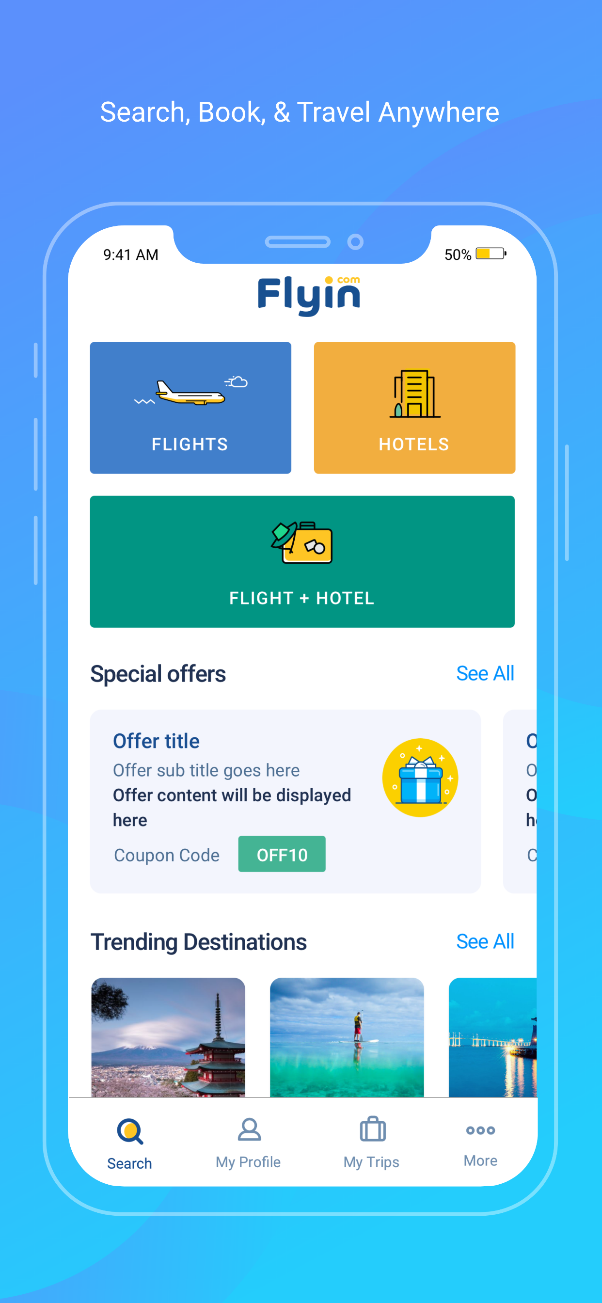 Flyin.com - طيران و فنادق