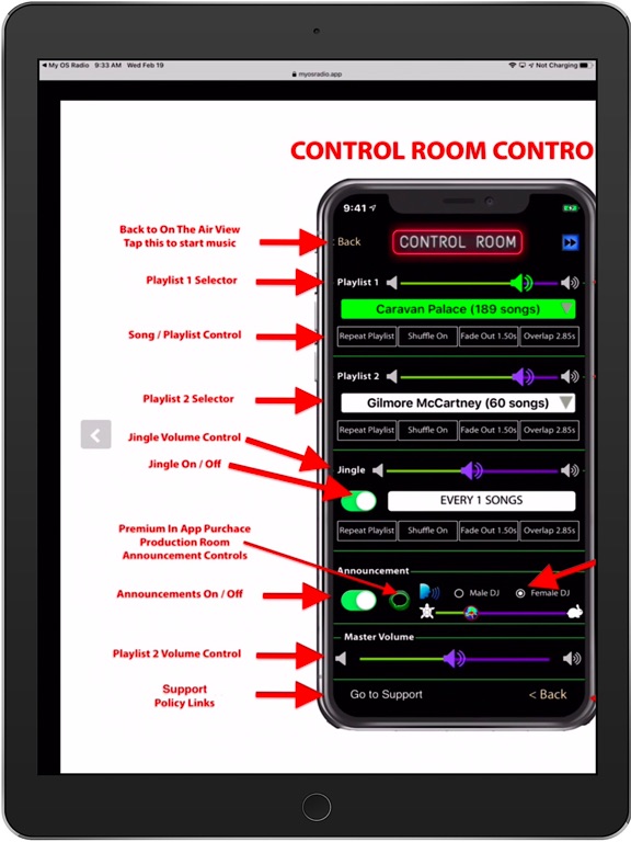 Screenshot #5 pour MyOS Radio Music Player